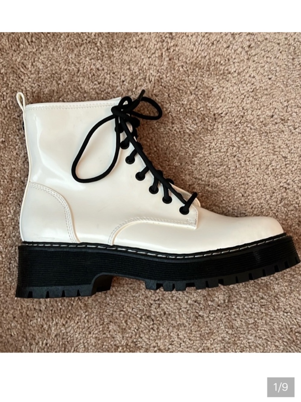 Madden NYC Combat Lug Platform Boots